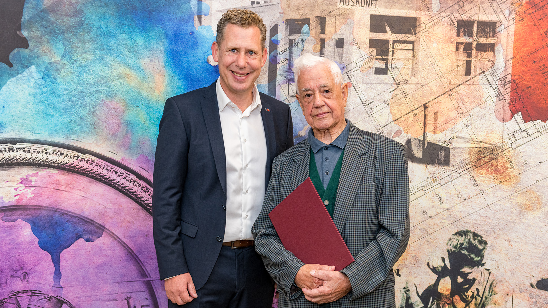 Franz Josef Huber 82 Jahre AK Mitglied AK Vorarlberg