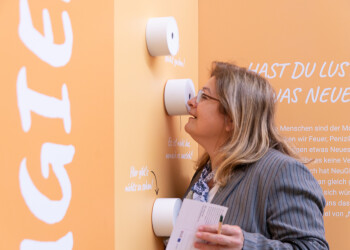 Station der Ausstellung Demokratie