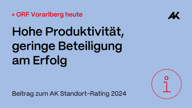 Hohe Produktivität, geringe Beteiligung  am Erfolg | ORF | Vorarlberg heute