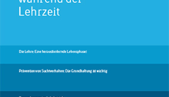 Drogenkonsum während der Lehrzeit, 2007, Titelbild