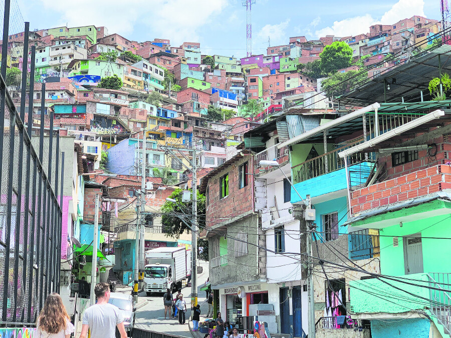 Vor Jahren galt die Couna 13 in Medellin als das gefährlichste Stadtviertel der Welt.