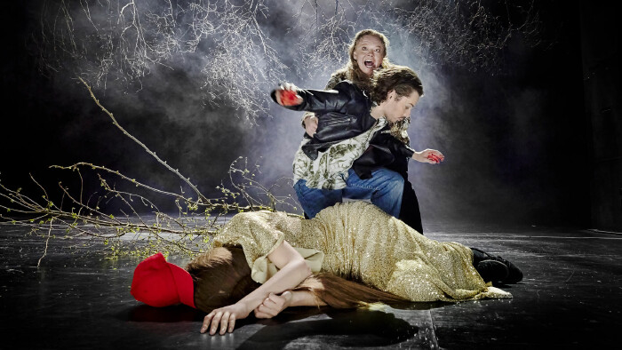 Szene aus dem Theaterst&uuml;ck "Faust"