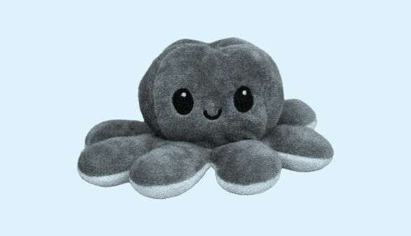 Oktopus Pl&uuml;schfigur