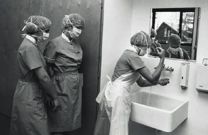 Beschäftigte im Krankenhaus © Archivscan