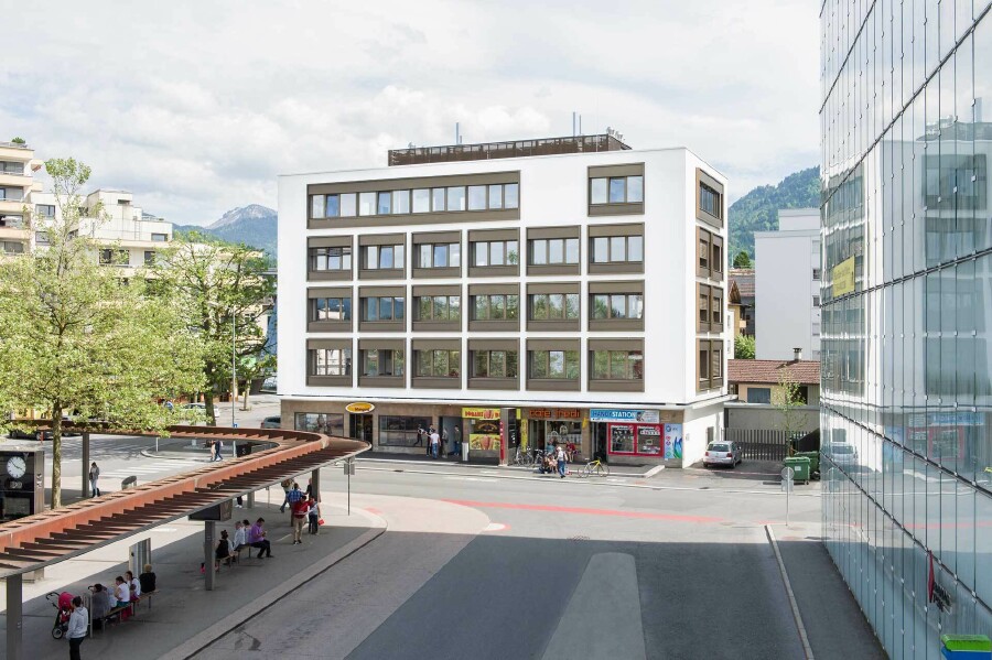 Außenansicht der Geschäftsstelle Dornbirn der Arbeiterkammer Vorarlberg