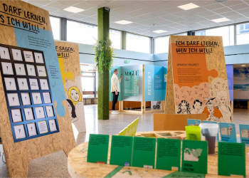 Ausschnitt der Ausstellung Demokratie