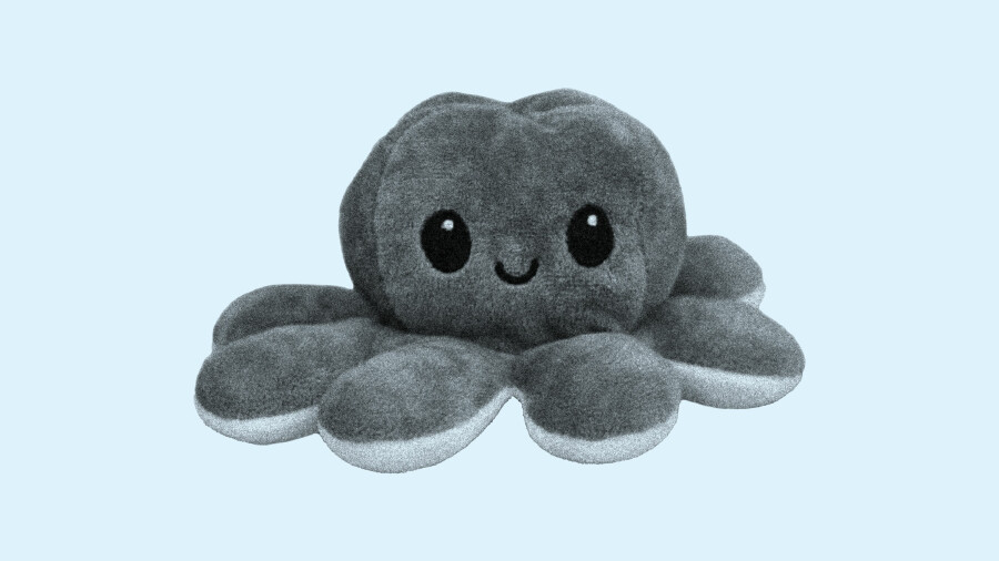 Oktopus Pl&uuml;schfigur