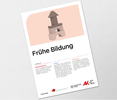 AK Policy Paper: Fr&uuml;he Bildung
