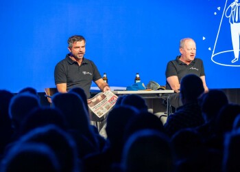 Markus Lins und Manfred Kräutler beim AK Charity Kabarett 2025