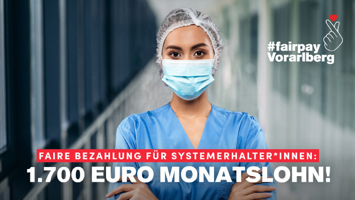 Sie verdienen einen fairen Lohn von 1.700 Euro. © Agentur KB Symbolbild SystemerhalterInnen © Agentur KB