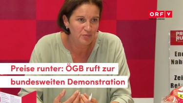 Iris Seewald bei einer Pressekonferenz © ORF Vorarlberg