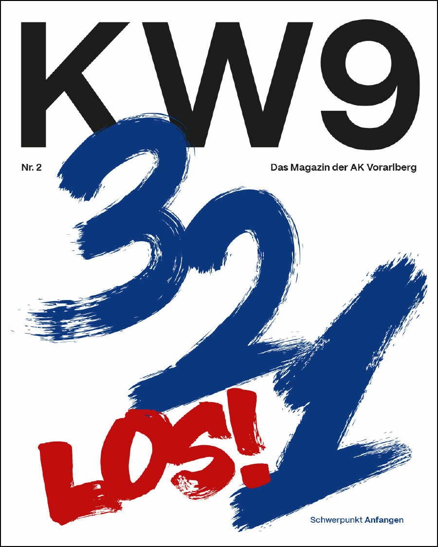 KW9 Ausgabe 2 Titelseite; Text: 3, 2, 1 Los!