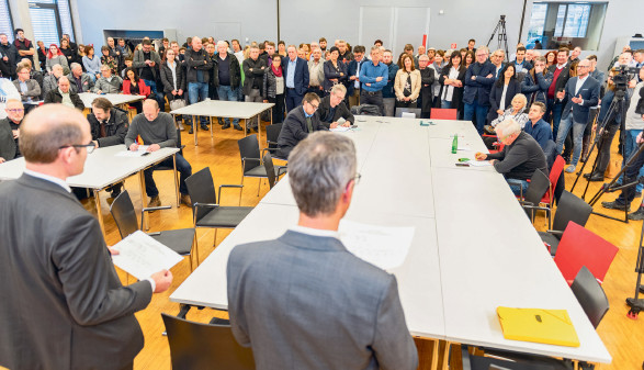 AK-Wahl 2019 mobilisierte wieder mehr Arbeitnehmer. Wahlbeteiligung stieg auf 37,05 Prozent. © AK Vbg. Wahlleiter verkünden das Wahlergebnis © AK Vbg.