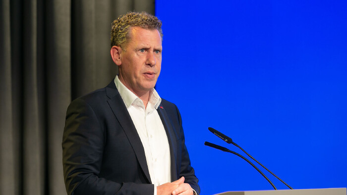 AK Präsident forderte bei der 196. Vollversammlung, den Sparstift fair und gerecht anzusetzen. © Dietmar Mathis AK Präsident Bernhard Heinzle
