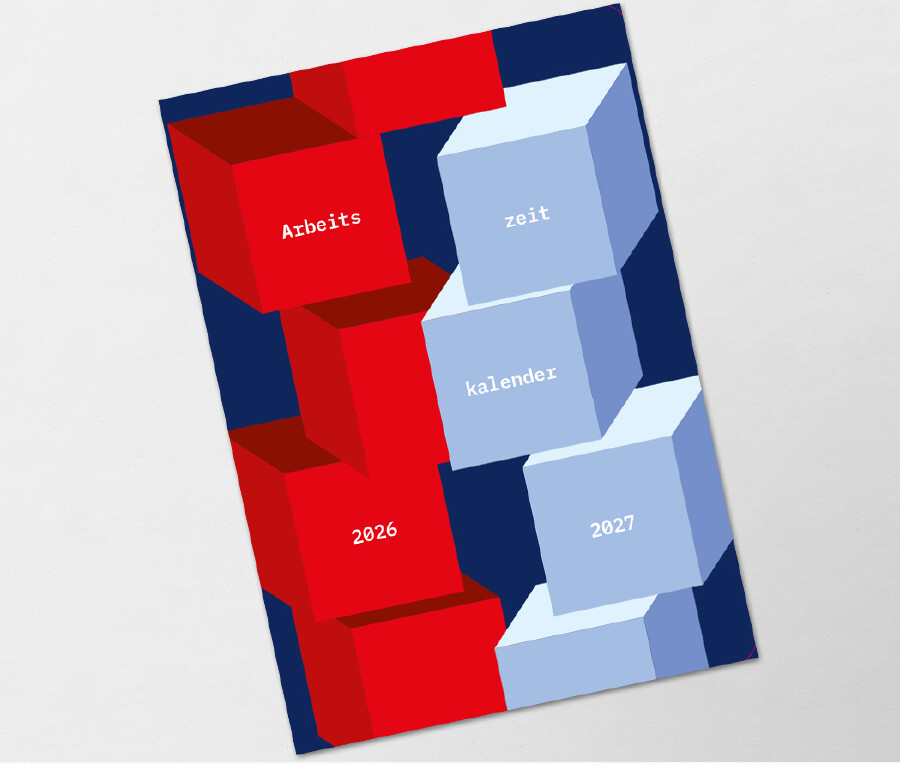 Arbeitszeit Kalender f&uuml;r Lehrlinge