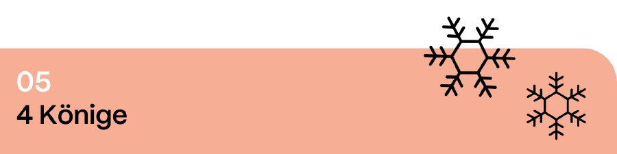 Überschrift: 4 Könige