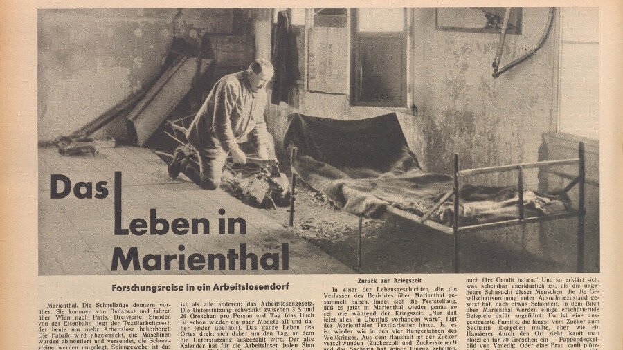 Die bildstarke Wiener Zeitschrift „Der Kuckuck“ machte sich mit Sozialreportagen einen Namen, unter anderem über die Arbeitslosen von Marienthal.