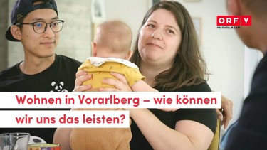 Jungfamilie mit Baby im Interview © ORF
