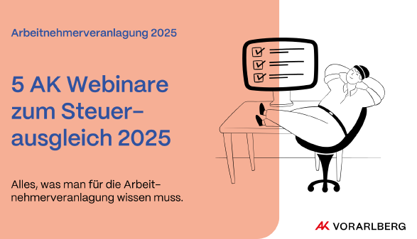 5 AK Webinare zum Steuerausgleich 2025