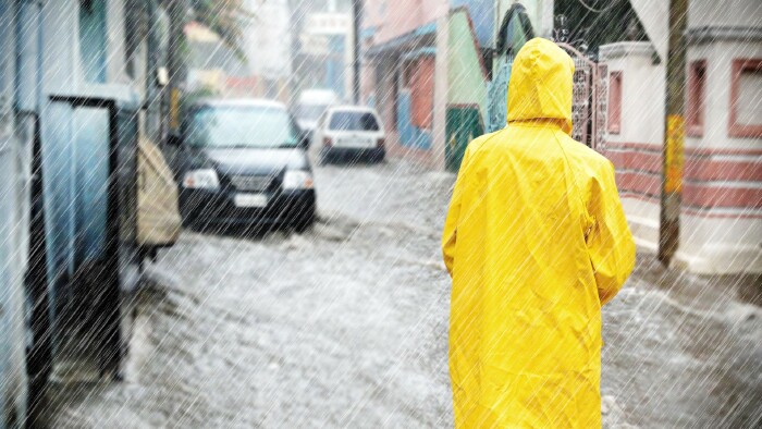 Hochwasser in der Stadt