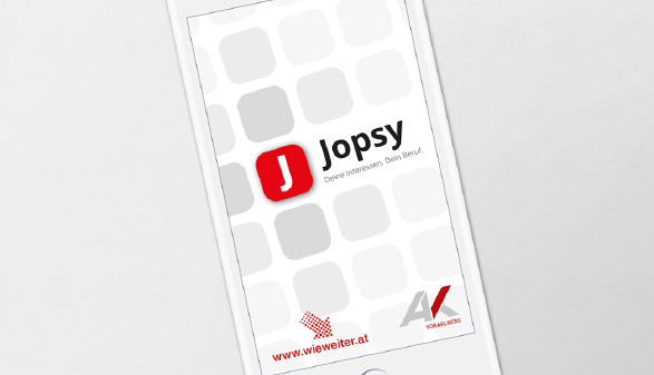 Jopsy - Folder zur App © AK Oberösterreich