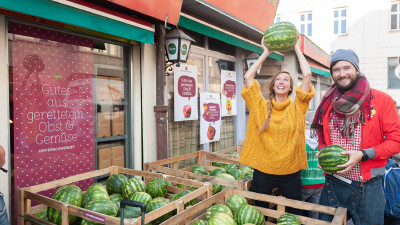 Cornelia und Andreas Diesenreiter konnten mit Unverschwendet und Rettenswert bereits mehr als 1.000.000 Kilo wertvoller Lebensmittel retten. „Im selben Zeitraum wurden uns über 15.000.000 Kilo angeboten.“