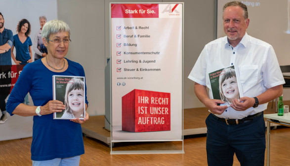 Studienautorin Dr. Eva Häfele und AK Präsident Huber Hämmerle © AK Vorarlberg, Gorbach