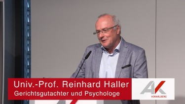 Reinhard Haller bei Wissen fürs Leben 2022 © AK Vorarlberg